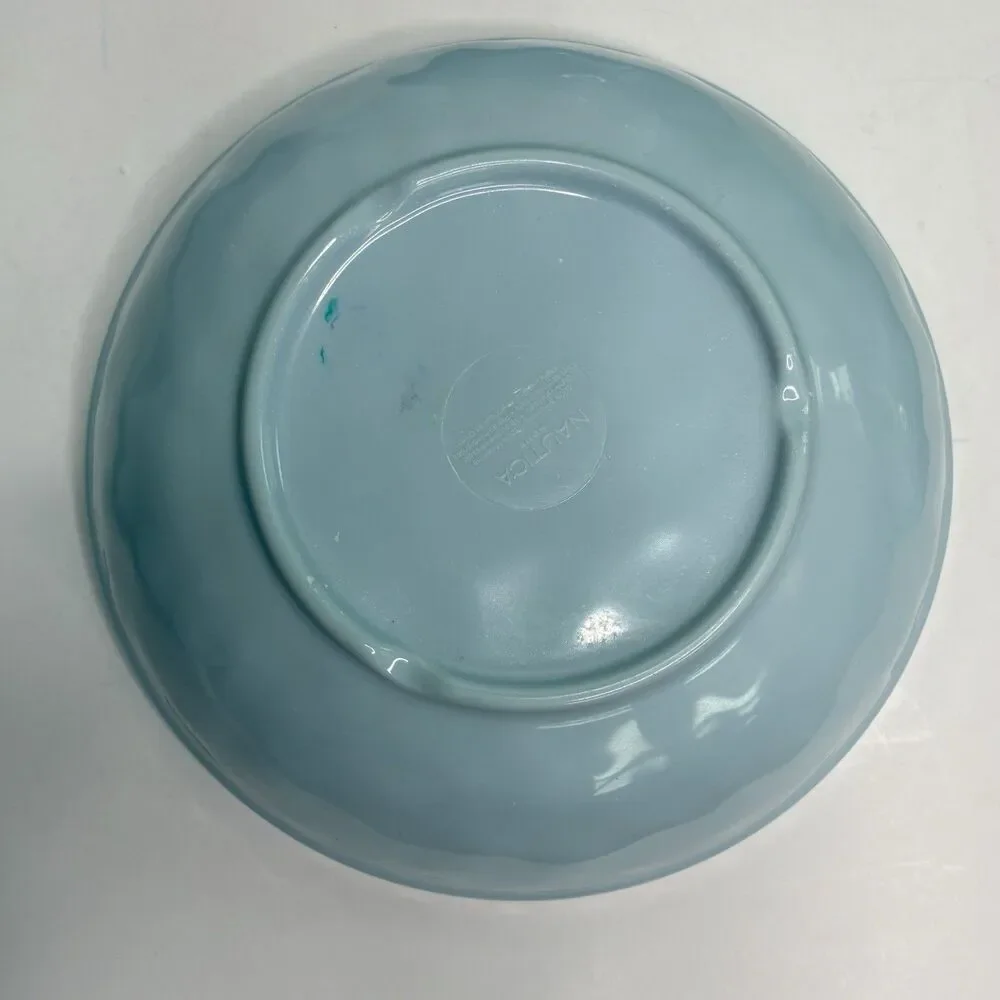 Nautica Watercolors Blue Melamine 5 Pasta/Soup Bowls